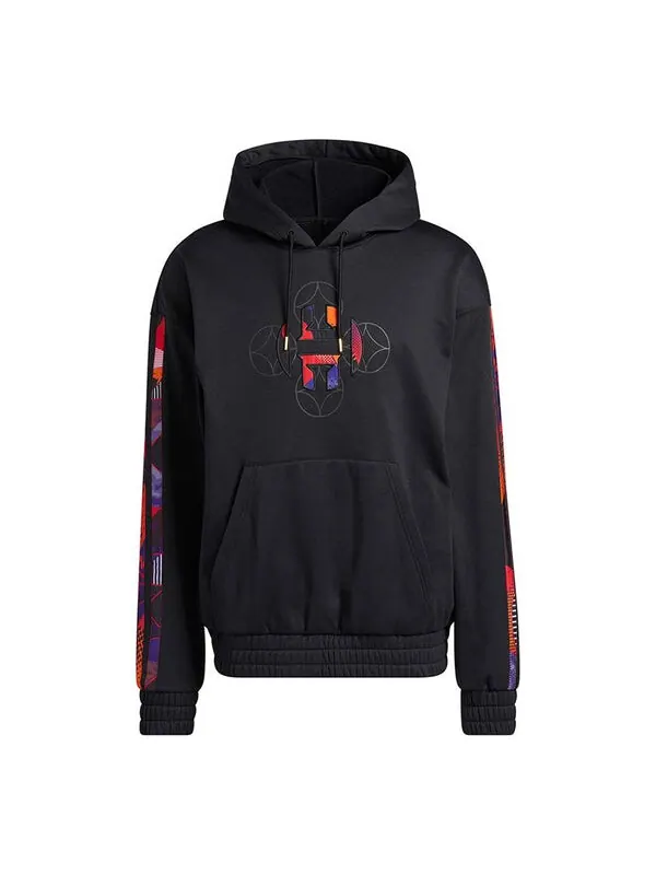 Толстовка adidas Mic Harden Po Logo Basketball Sports Black — изображение 1 из 4, черный