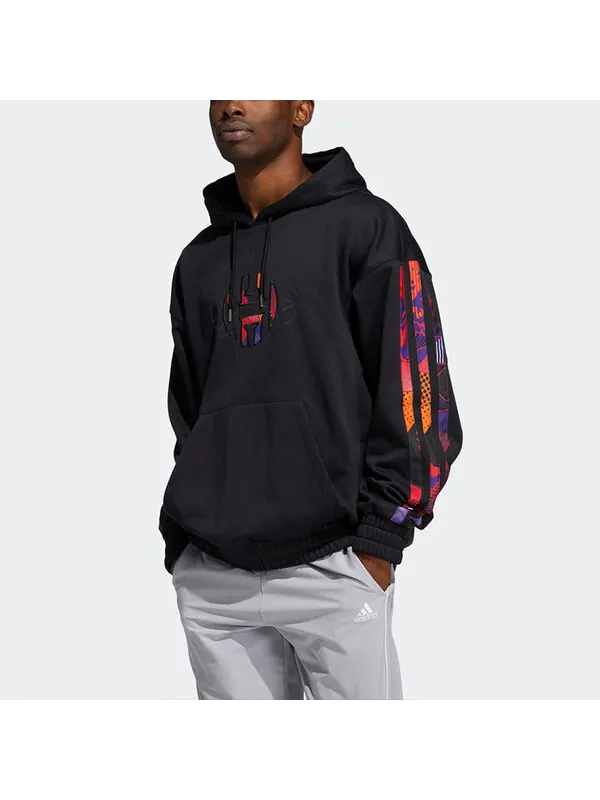 Толстовка adidas Mic Harden Po Logo Basketball Sports Black — изображение 2 из 4, черный