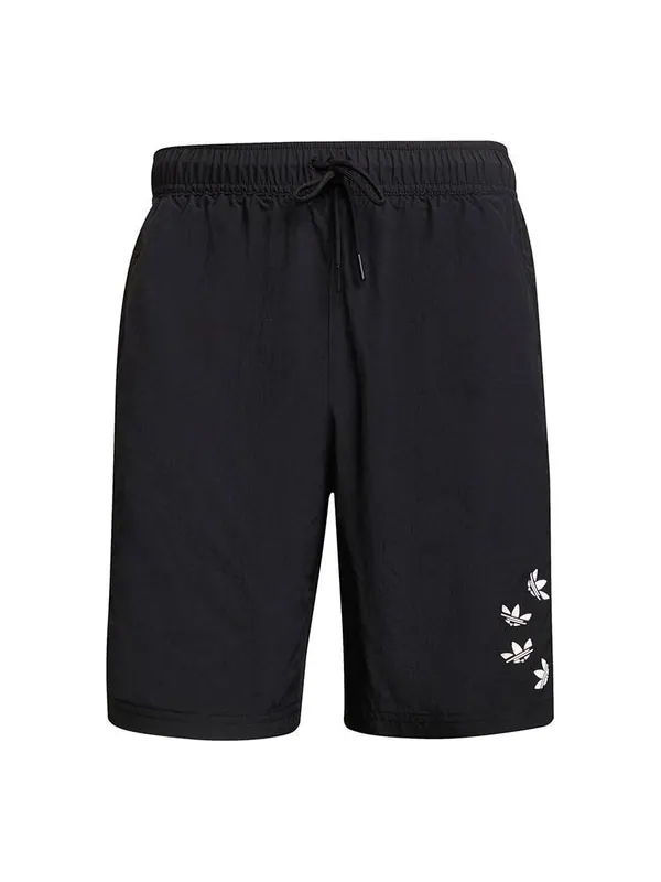 Шорты originals st swimshort casual sports breathable lacing shorts black Adidas — изображение 1 из 4, черный
