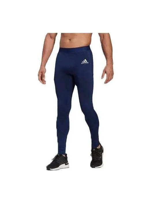Леггинсы adidas Techfit Warm Tight 'Navy' — изображение 2 из 2, темно-синий