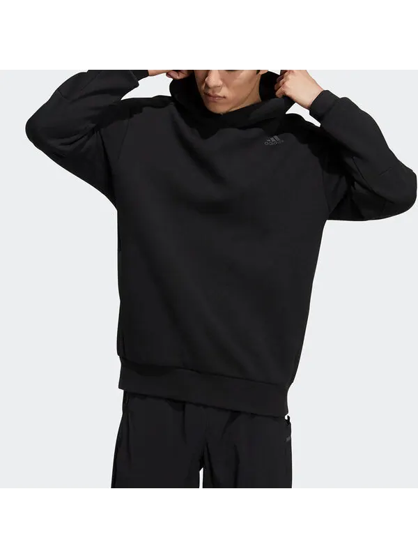 Толстовка Men's adidas Th Mask Hoody Solid Color Pullover Black — изображение 2 из 4, мульти
