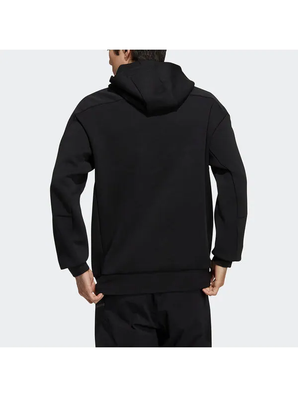 Толстовка Men's adidas Th Mask Hoody Solid Color Pullover Black — изображение 3 из 4, мульти