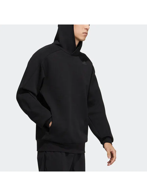 Толстовка Men's adidas Th Mask Hoody Solid Color Pullover Black — изображение 4 из 4, мульти