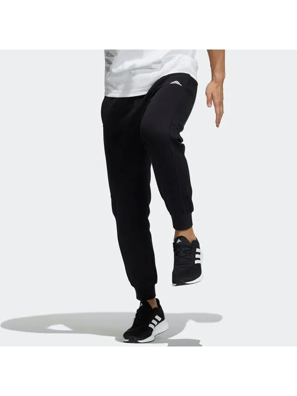 Спортивные штаны Men's adidas Woven Running Casual Cone Sports Pants/Trousers/Joggers Black — изображение 3 из 4, черный