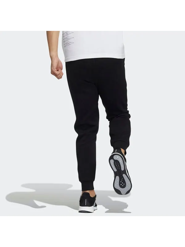 Спортивные штаны Men's adidas Woven Running Casual Cone Sports Pants/Trousers/Joggers Black — изображение 4 из 4, черный