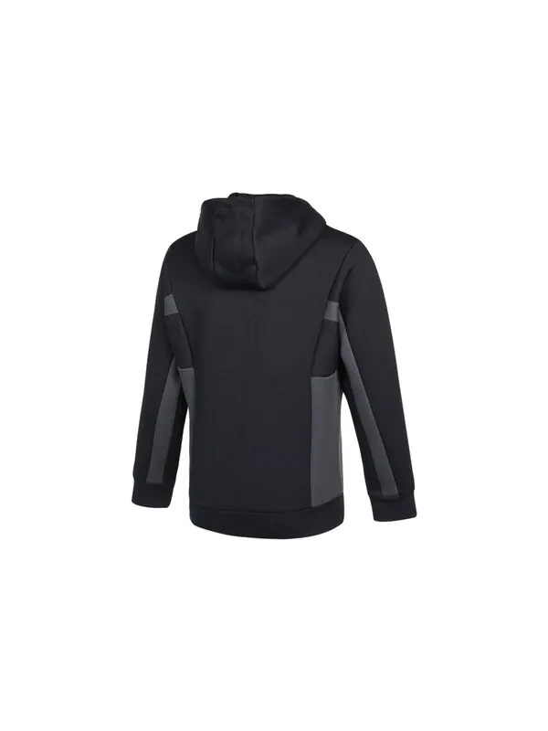 Куртка adidas St Kn Spcr Jkt Contrasting Colors Pocket Knit Sports hooded Logo Jacket Black — изображение 2 из 4, черный