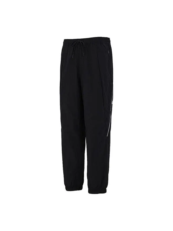 Спортивные штаны adidas Athleisure Casual Sports Breathable Running Long Pants Black — изображение 1 из 4, черный