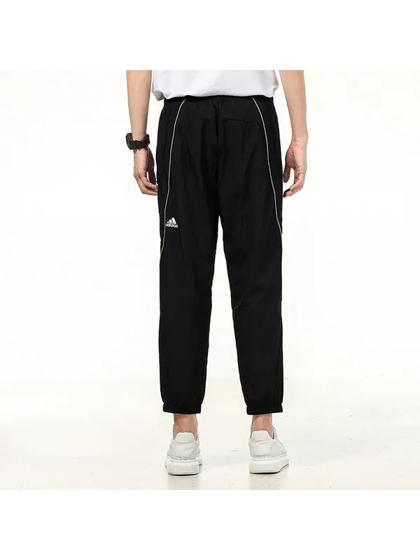 Спортивные штаны adidas Athleisure Casual Sports Breathable Running Long Pants Black — изображение 4 из 4, черный