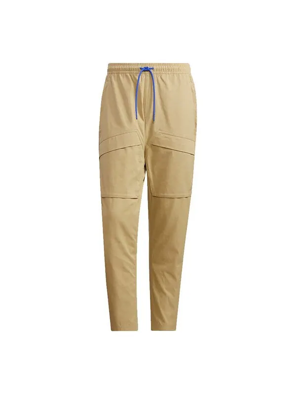 Брюки men's st wv cargo pnt multiple pockets solid color casual pants/trousers khaki Adidas — изображение 1 из 4, хаки