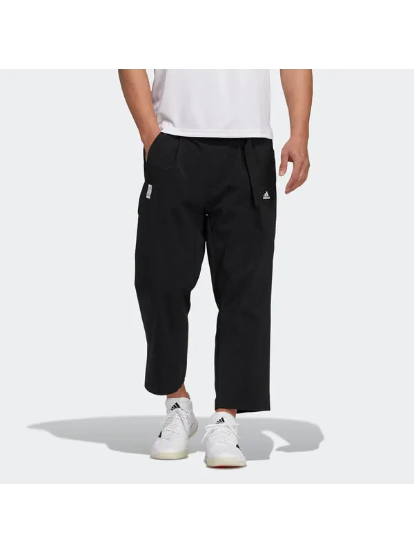 Спортивные штаны Men's adidas Wj Wv Reg Pnt Martial Arts Series Loose Sports Pants/Trousers/Joggers — изображение 3 из 4