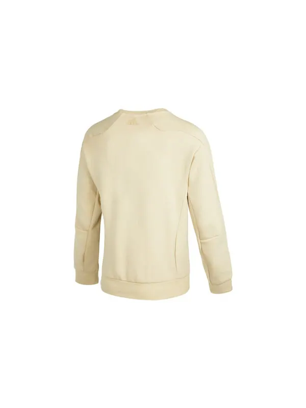 Толстовка Men's adidas Th Eng Sweat Logo Printing Casual Sports Pullover Khaki — изображение 2 из 4, хаки