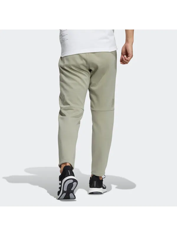 Спортивные штаны Men's adidas Wj Kn Warm Pnt Martial Arts Series Knit Straight Sports — изображение 3 из 4, хаки