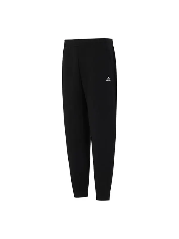 Спортивные штаны Men's adidas Running Training Bundle Feet Sports Pants/Trousers/Joggers Black — изображение 1 из 4, черный