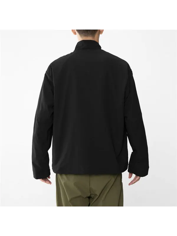 Куртка adidas Splicing Solid Color Athleisure Casual Sports Jacket Black — изображение 4 из 4, черный