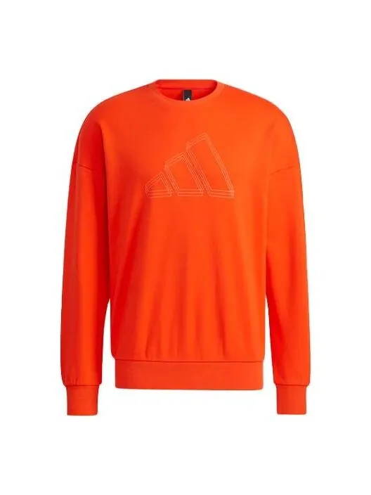 Футболка спортивная одежда логотип толстовка Adidas — изображение 1 из 4, оранжевый
