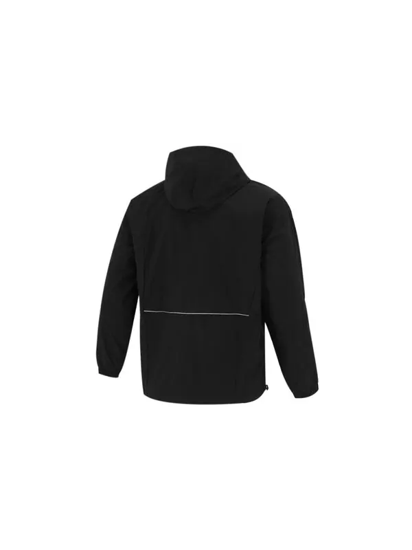 Куртка adidas Athleisure Casual Sports hooded Training Knit Jacket Black — изображение 2 из 4, черный