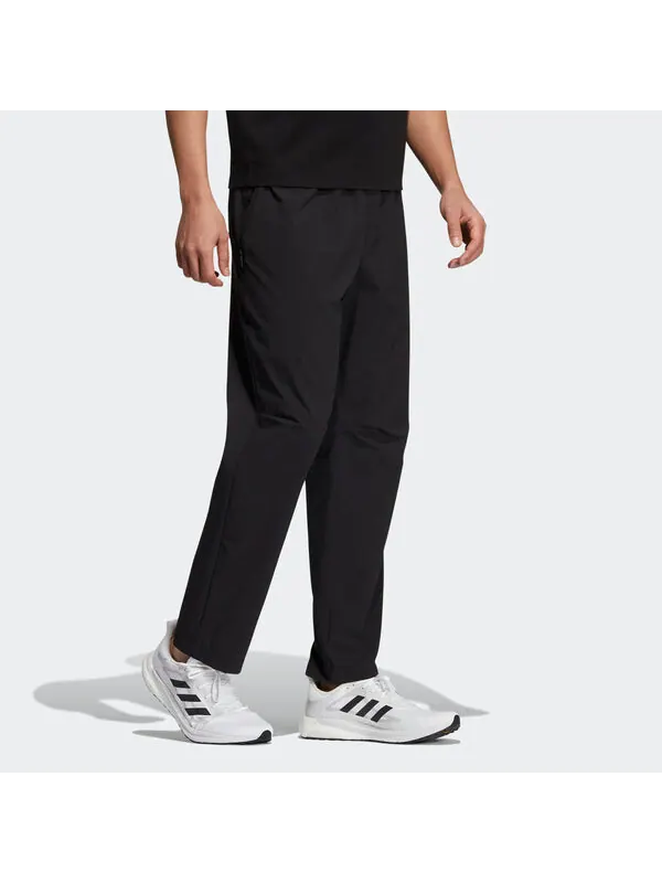 Спортивные штаны adidas Fi Wv Entry Pnt Casual Breathable Sports Long Pants Black — изображение 4 из 4, черный
