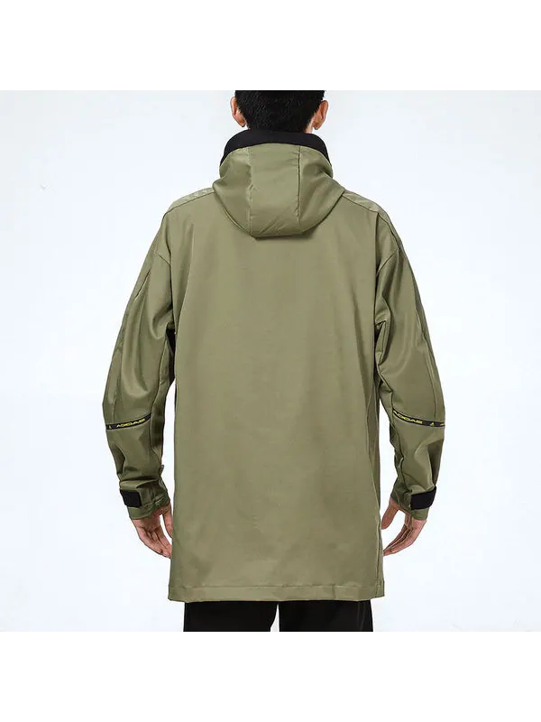 Куртка multiple pockets hooded jacket green Adidas — изображение 3 из 3, зеленый