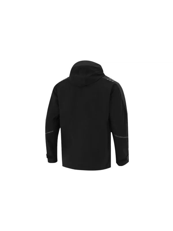Куртка adidas Athleisure Casual Sports hooded Training Knit Jacket Black — изображение 2 из 4, черный