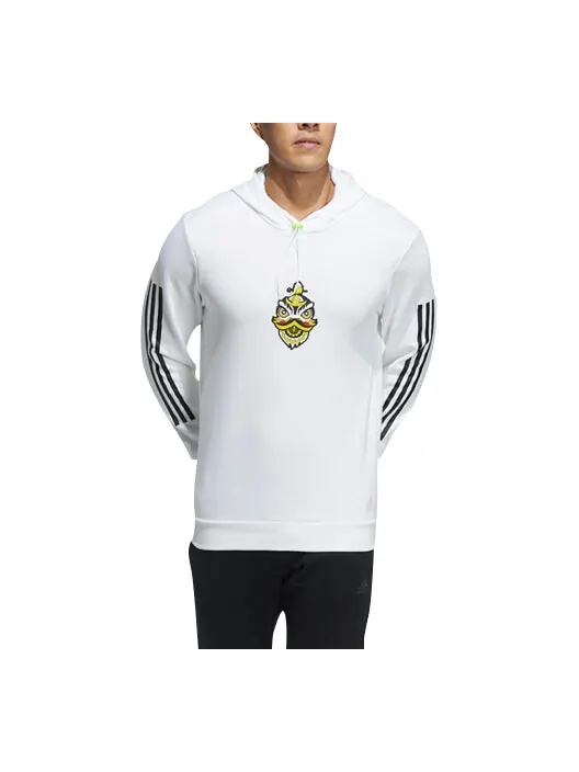 Толстовка adidas Lion Liu Training Sports Pullover White — изображение 1 из 2, белый