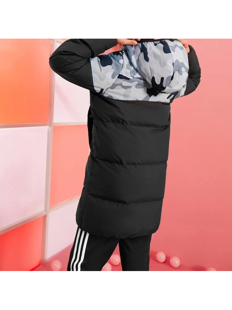 Удлиненный пуховик Adidas — изображение 4 из 6, черный