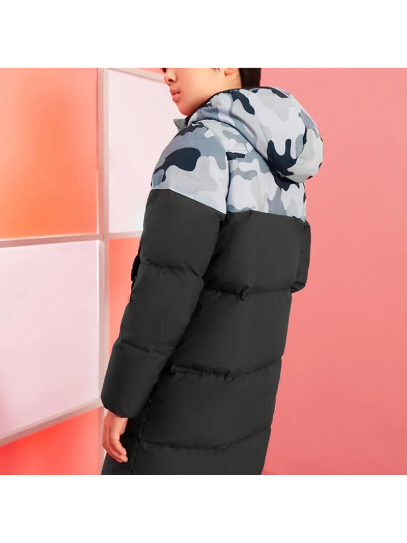 Удлиненный пуховик Adidas — изображение 5 из 6, черный