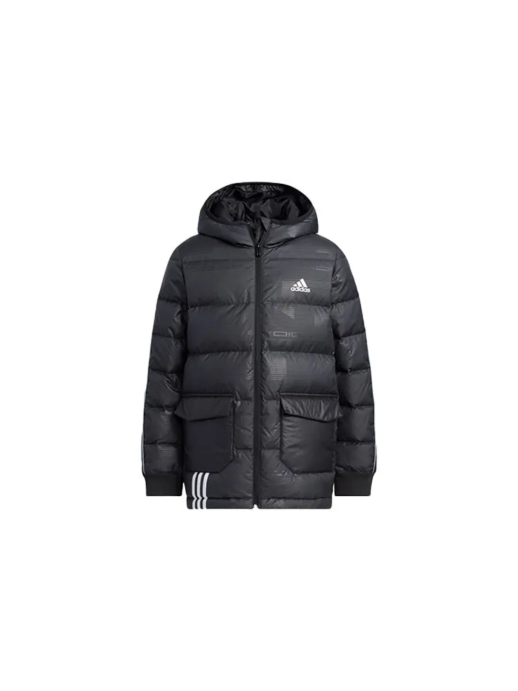 Пуховик Adidas — изображение 1 из 1, черный