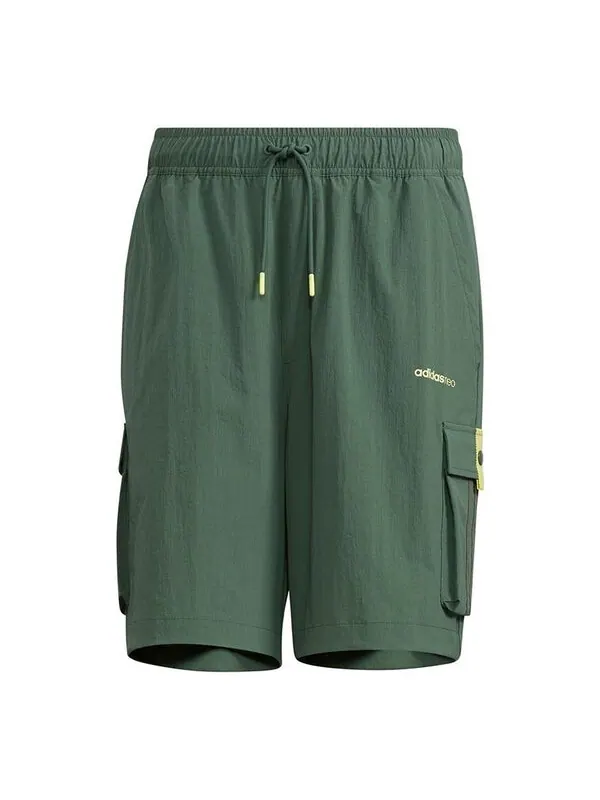 Шорты neo m sw wvn ut sh pocket sports short pant male green Adidas — изображение 1 из 4, зеленый