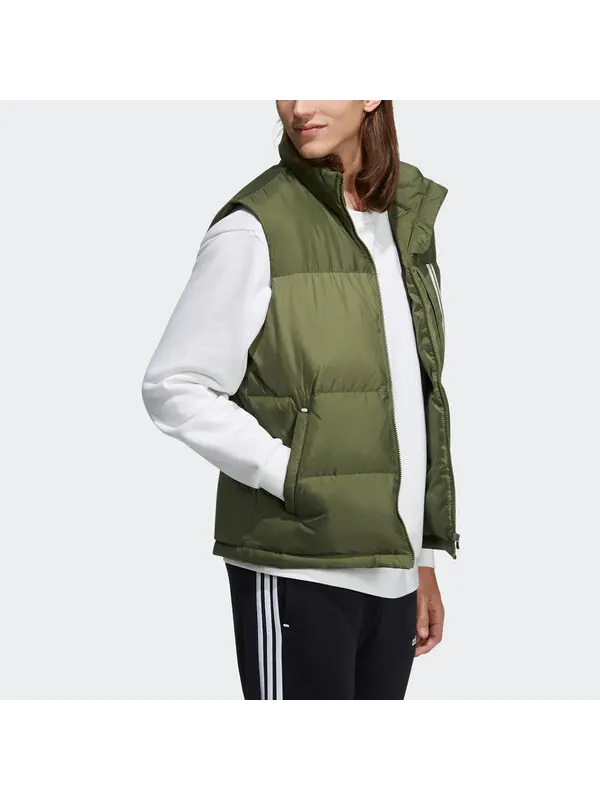 Жилеты neo sw пуховые жилеты Adidas — изображение 4 из 4, зеленый/белый