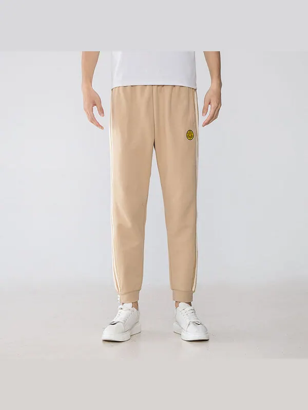 Спортивные штаны Men's adidas SMLY TP 1 Stripe Athleisure Casual Sports Long Pants/Trousers Khaki — изображение 3 из 4, хаки