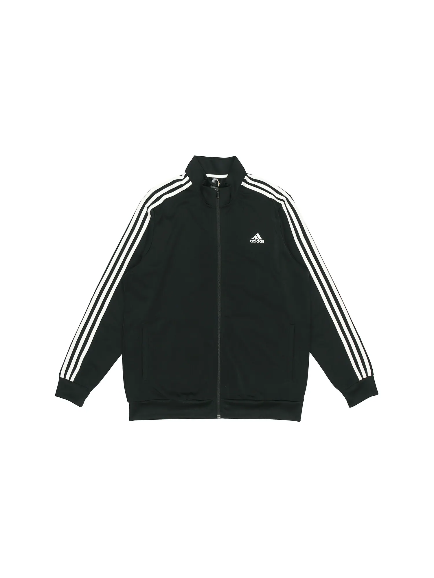 Куртка Adidas Essentials Warm-Up 3-Stripes — изображение 1 из 2, черный