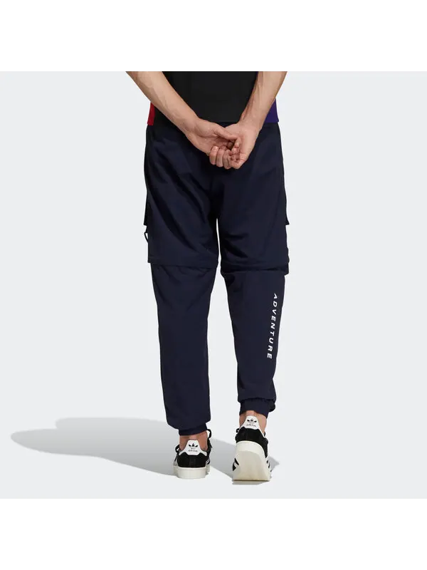 Спортивные штаны Men's adidas originals Adv Pants 2 Contrasting Colors Pocket Bundle Feet Sports — изображение 3 из 4, синий