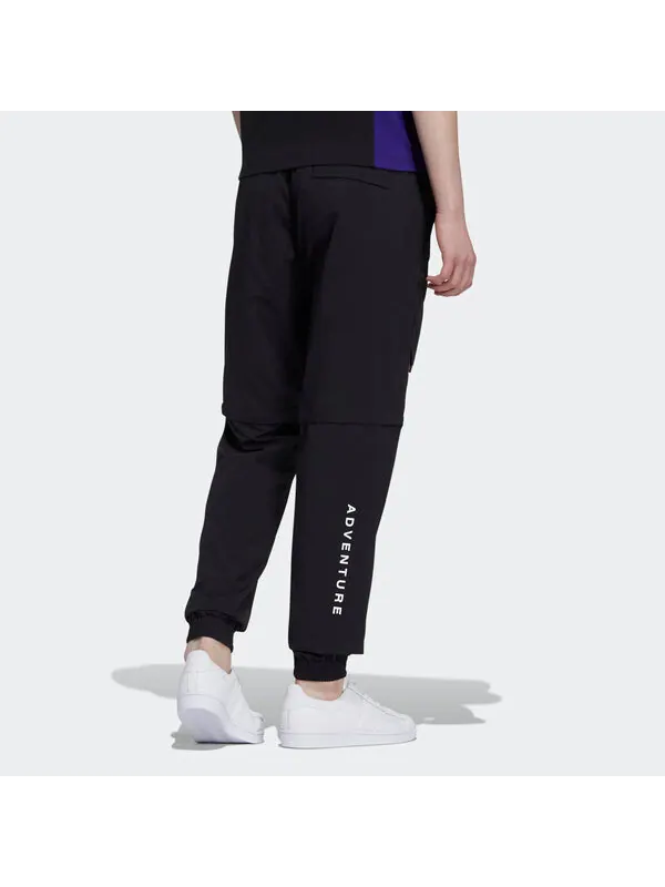 Спортивные штаны Men's adidas originals Adv Pants 2 Contrasting Colors Pocket Bundle Feet Sports — изображение 3 из 4, черный