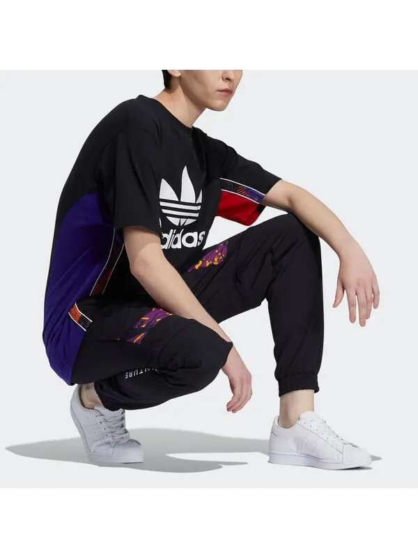 Спортивные штаны Men's adidas originals Adv Pants 2 Contrasting Colors Pocket Bundle Feet Sports — изображение 4 из 4, черный