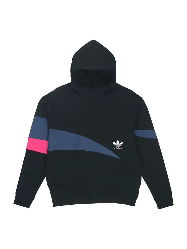Толстовка Men's adidas originals Colorblock Large Logo Sports Black — изображение 1 из 4, мульти