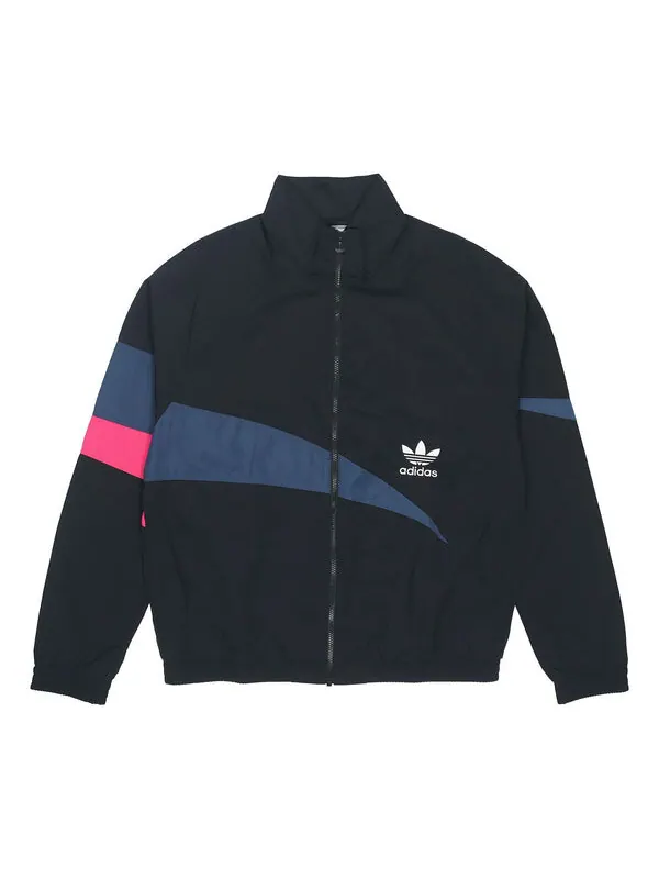 Куртка Men's adidas originals TS Track Top Logo Printing Contrasting Colors Sports Jacket Autumn — изображение 1 из 4, мульти