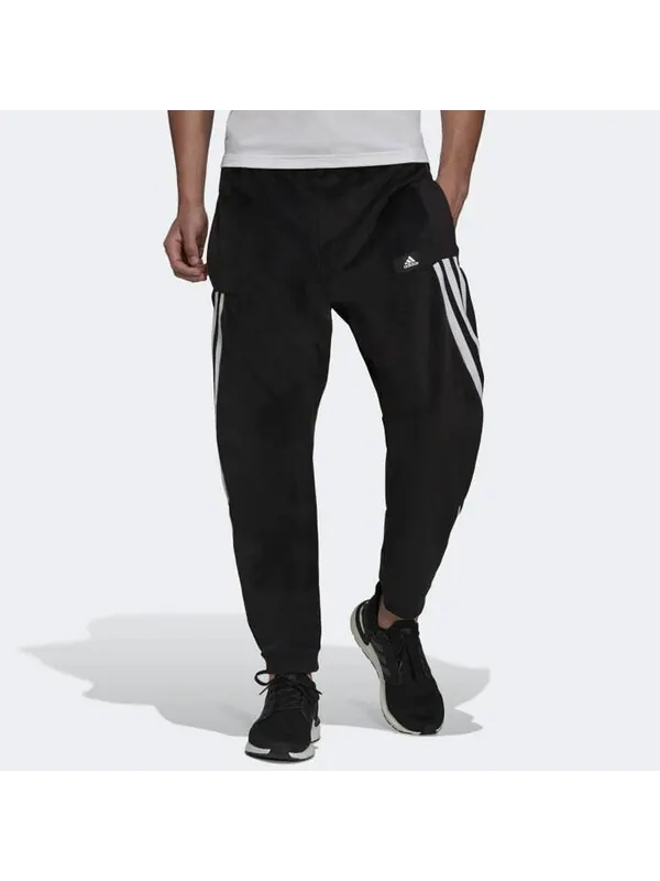 Спортивные штаны Men's adidas Bundle Feet Stripe Sports Pants/Trousers/Joggers Black — изображение 2 из 4, черный