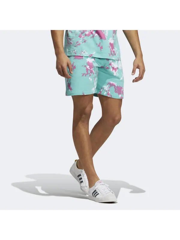 Шорты originals tie dye sports shorts green Adidas — изображение 2 из 4, зеленый