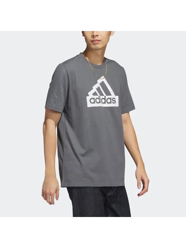 Футболка с графическим принтом «City Escape» Adidas — изображение 4 из 4, серый
