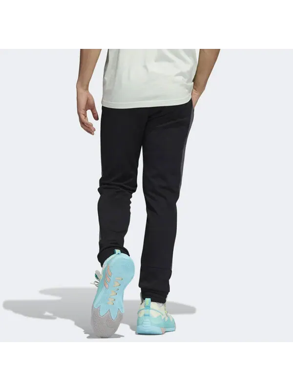Спортивные штаны Men's adidas James Harden Side Polar Fleece Basketball Sports Bundle Feet Black — изображение 3 из 4, черный