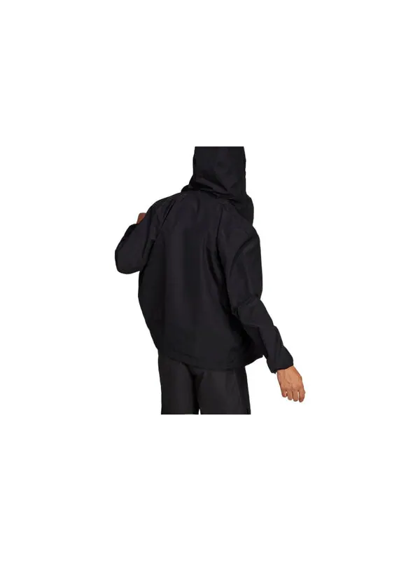 Куртка Men's adidas Solid Color Logo Athleisure Casual Sports Hooded Jacket Black — изображение 2 из 4, мульти