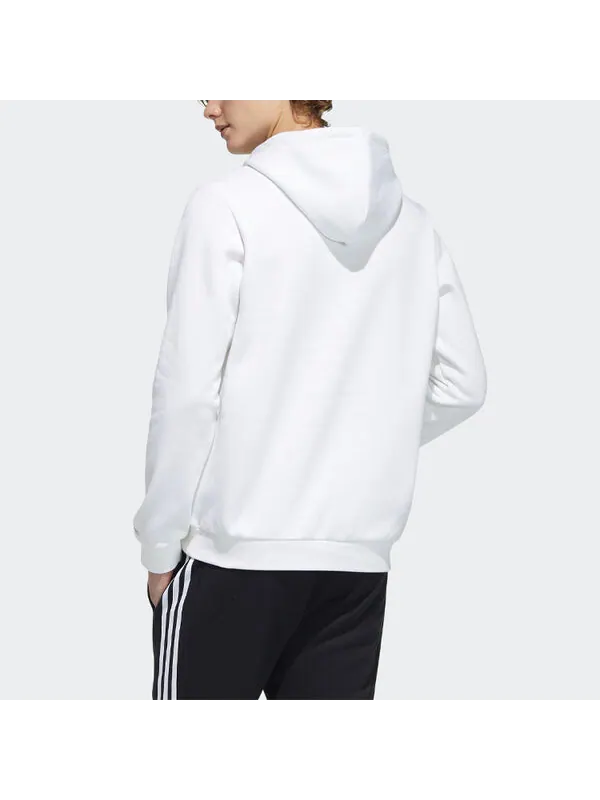 Толстовка adidas neo M Ssfv1 1 Casual Sports hooded Printing Pullover White — изображение 3 из 4, белый