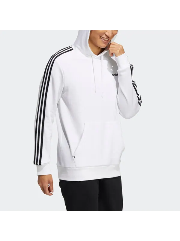Толстовка adidas neo Casual Sports hooded Side Stripe White — изображение 3 из 3, белый