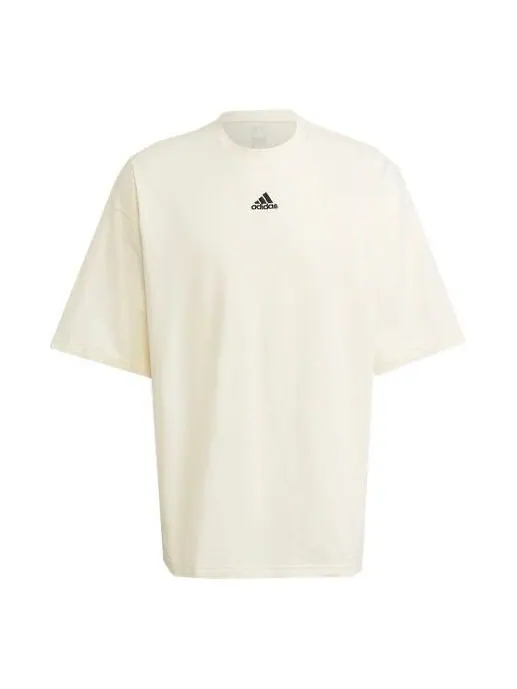 Футболка tee m sports stylish casual round neck short sleeve white Adidas — изображение 1 из 4, белый