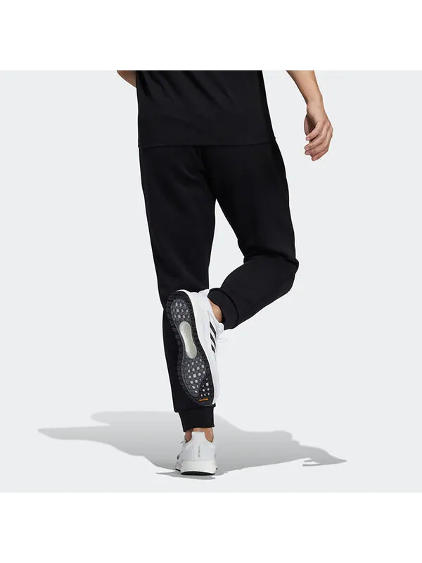Спортивные штаны adidas M Pants Solid Color Casual Sports Bundle Feet Long Pants Black — изображение 4 из 4, черный