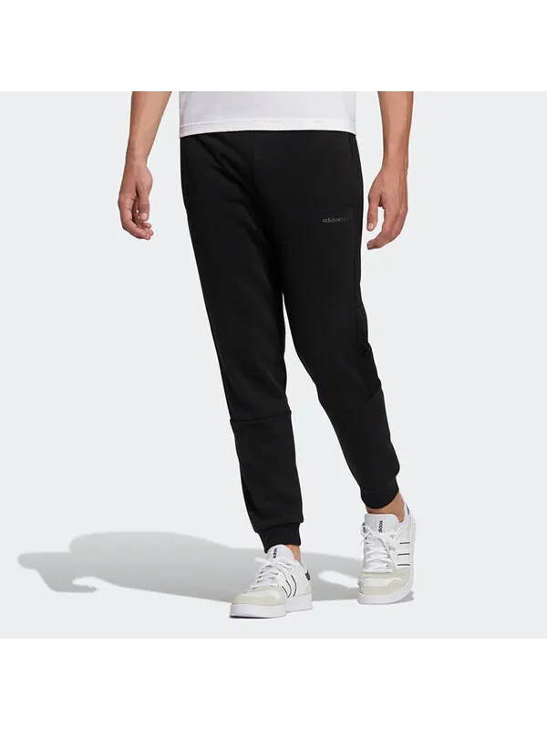Спортивные штаны Men's adidas neo Logo Mesh Running Sports Pants/Trousers/Joggers Black — изображение 2 из 4, черный