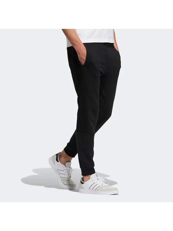 Спортивные штаны Men's adidas neo Logo Mesh Running Sports Pants/Trousers/Joggers Black — изображение 4 из 4, черный