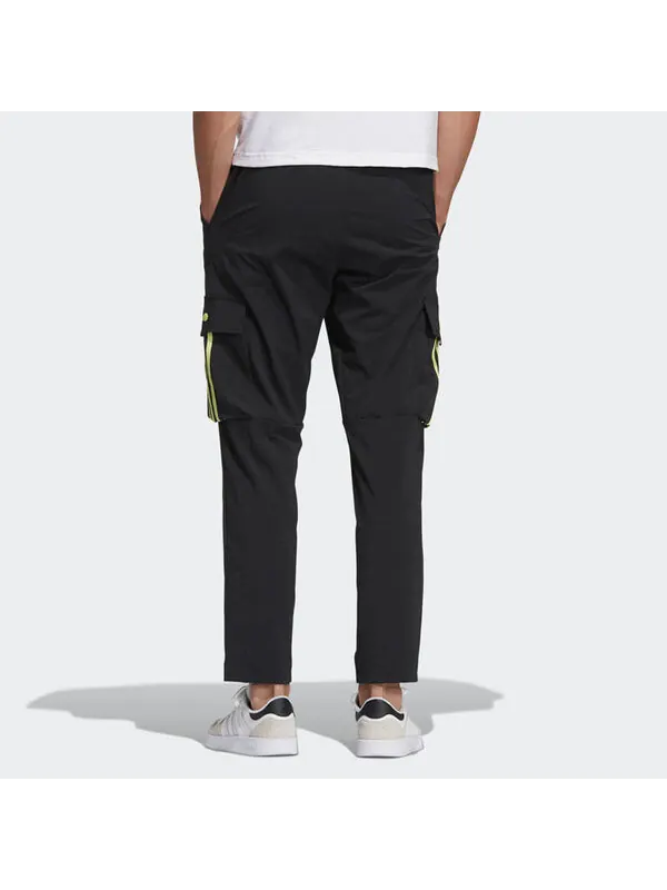 Спортивные штаны adidas neo Sw Lw 3s Tp Leisure Pocket Sports Stripe Trousers Men's Black — изображение 3 из 4, черный