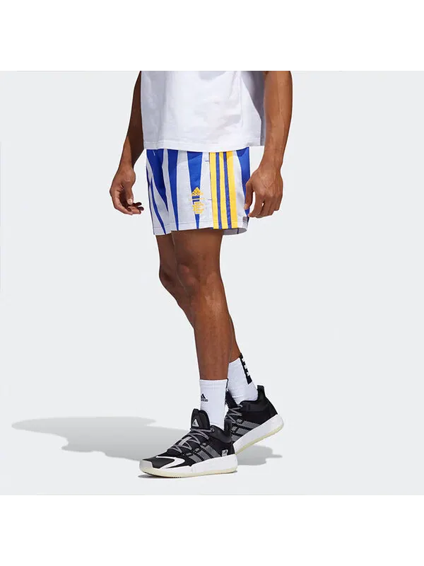 Шорты x eric emanuel crossover ee smr short mesh breathable straight sports basketball shorts blue Adidas, синий