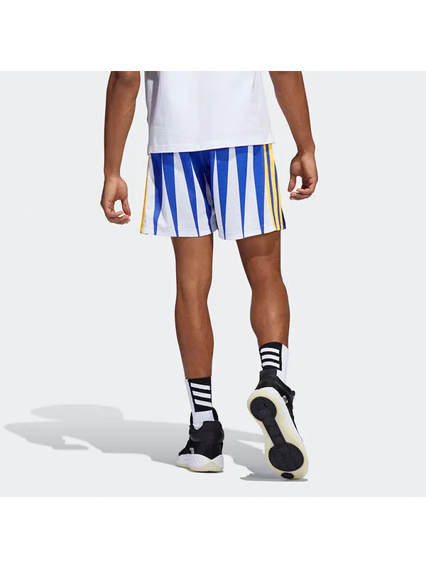 Шорты x eric emanuel crossover ee smr short mesh breathable straight sports basketball shorts blue Adidas, синий